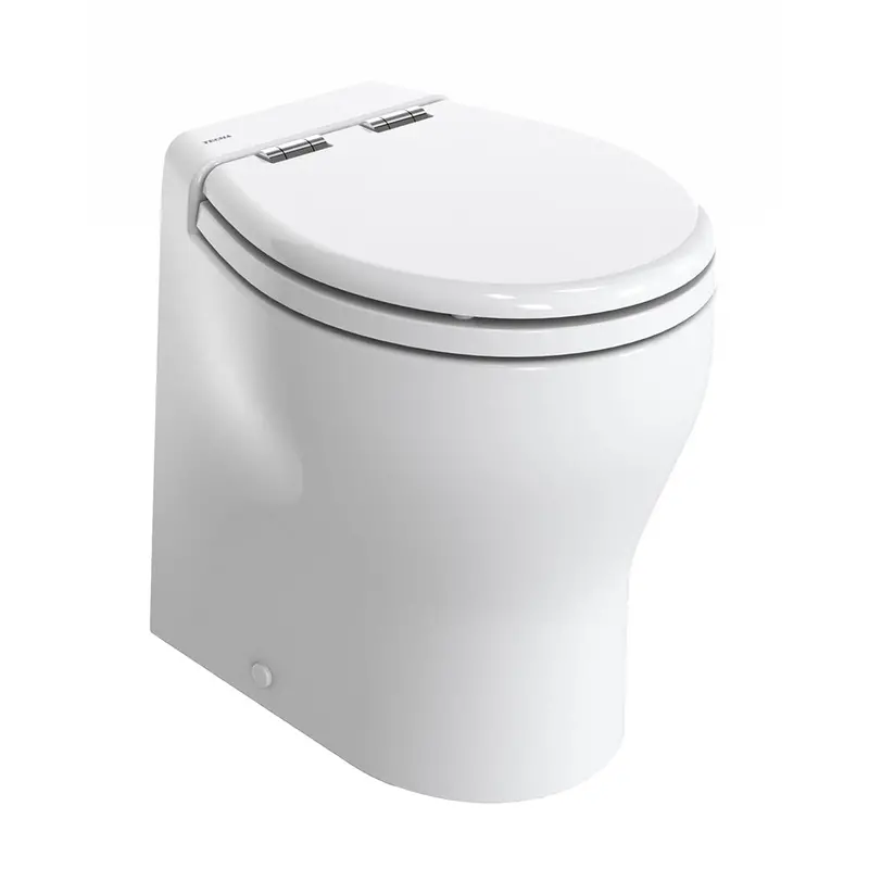 Thetford Silence 2G W/Wood Polyester Soft Close Seat  Standard Solenoid - High, White, 12V [T-E2g012nw/D00c00] 1
