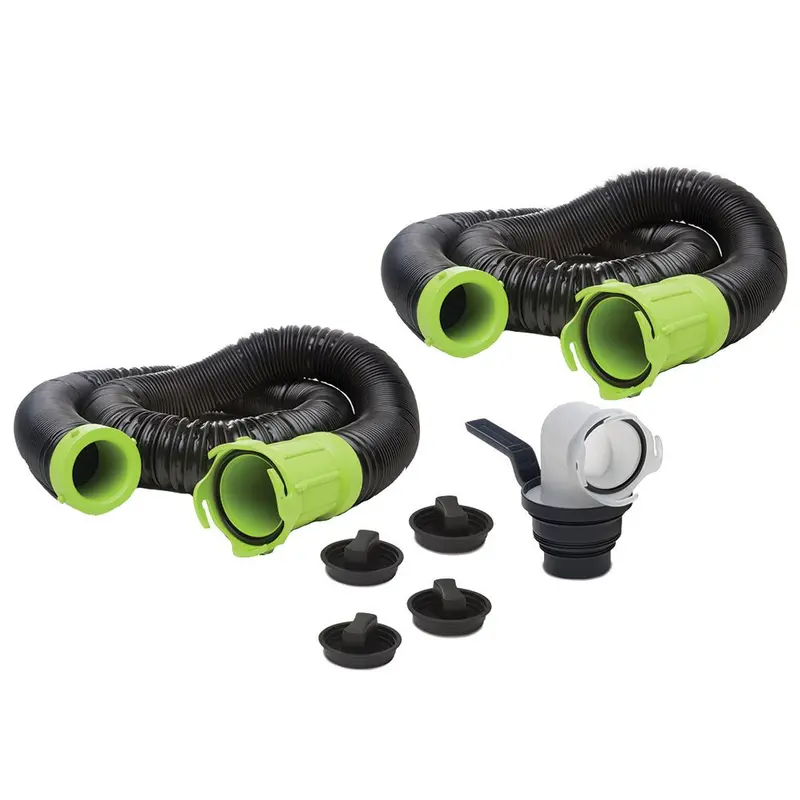 Thetford Titan Premium 20' Sewer Hose Kit W/Universal Bayonet Connection  5-In-1 Sewer Adapter W/Handle [17902] 1
