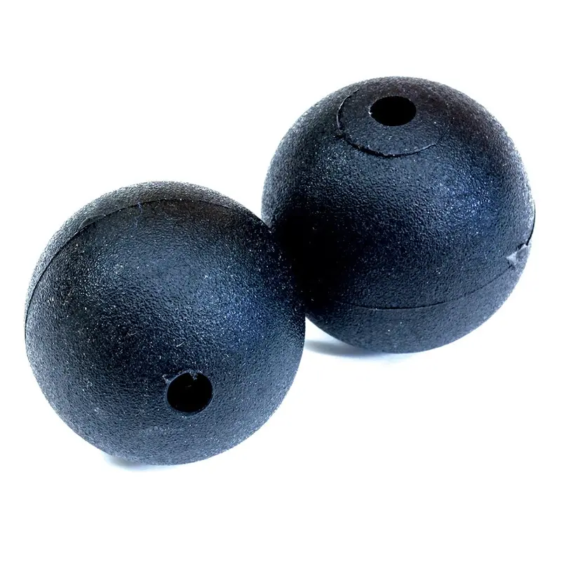 Tigress Black Plastic Outrigger Stops - 1-1/4" - Pair [88690] 1