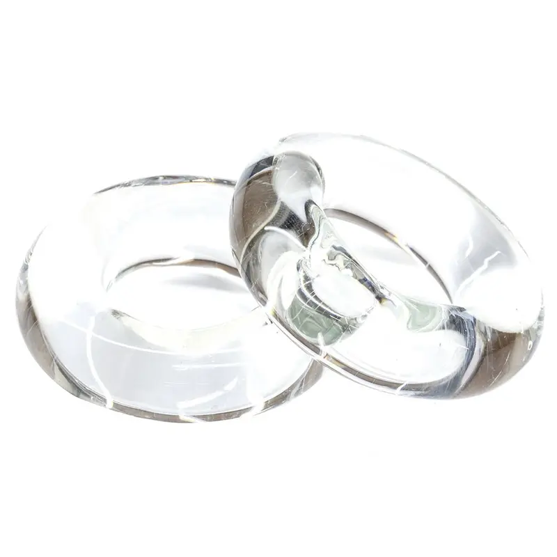 Tigress Glass Outrigger Rings - Pair [88650] 1
