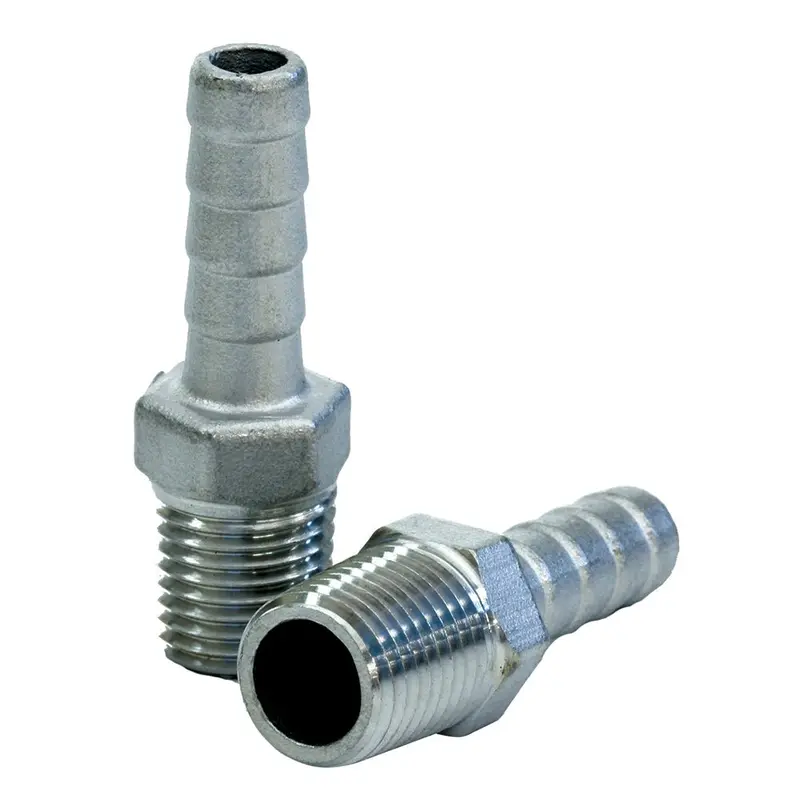 Tigress Stainless Steel Pipe To Hose Adapter - 1/4" Ips [77910] 1