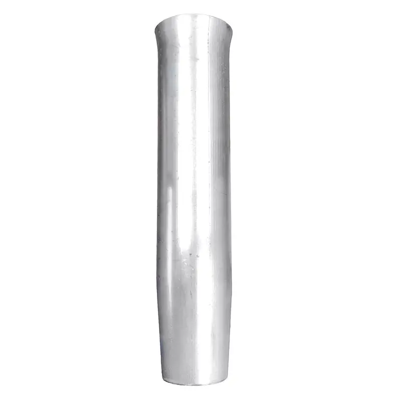Tigress Weld On Aluminum Flared Rod Holder W/O Blade Mill Finished 10" [66414] 1