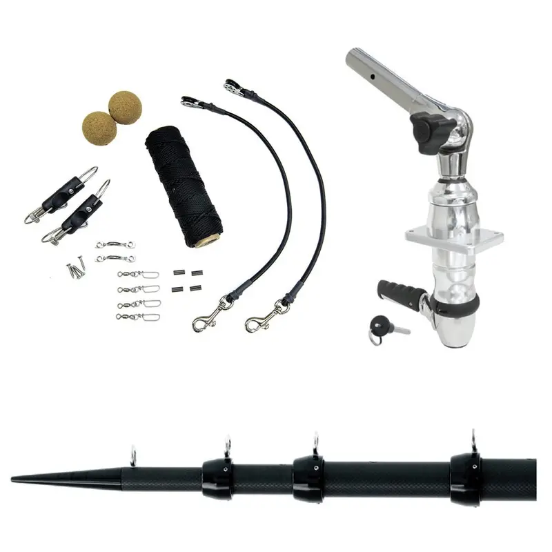 Tigress Xd Top Mount System - 15 - Black Outriggers Elite Rigging Kit [88824-1] 1