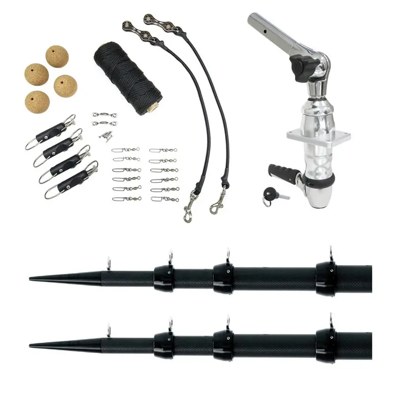 Tigress Xd Top Mount System - 18 Carbon Fiber Black/Black Ultimate Rigging Kit [88679-00] 1