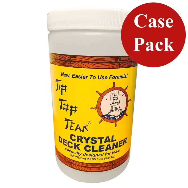 Tip Top Teak Tip Top Teak Crystal Deck Cleaner - Quart (2Lbs 6Oz) - *Case Of 12* [Tc 2000Case] 1