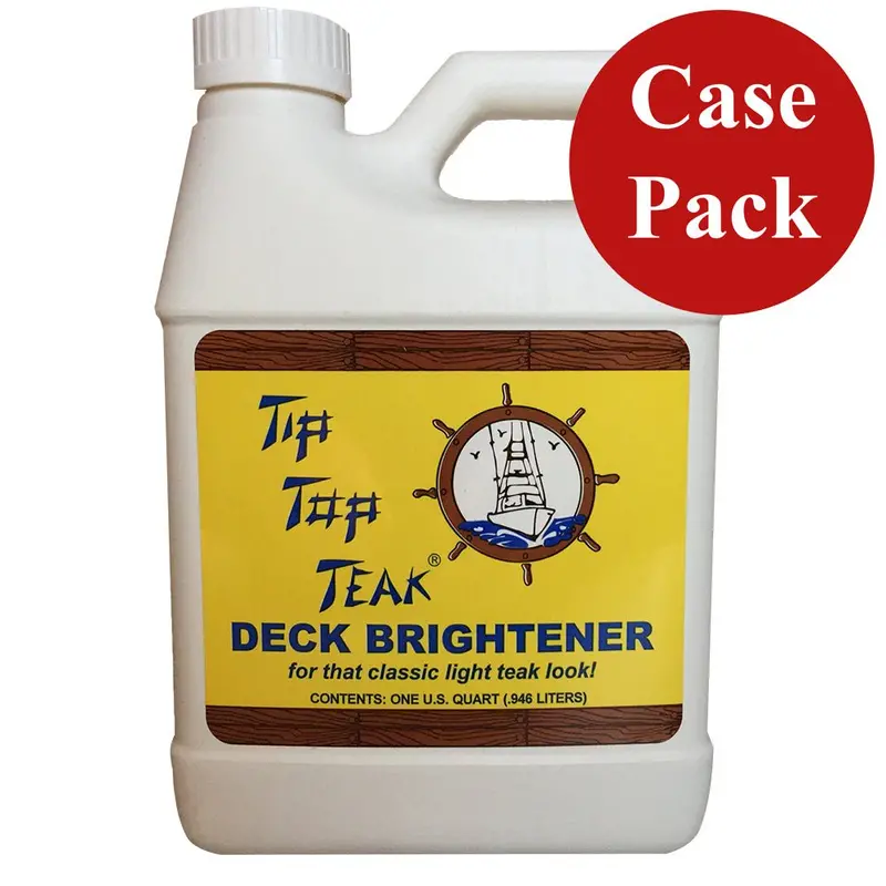 Tip Top Teak Tip Top Teak Deck Brightener - Quart - *Case Of 12* [Tb 3001Case] 1