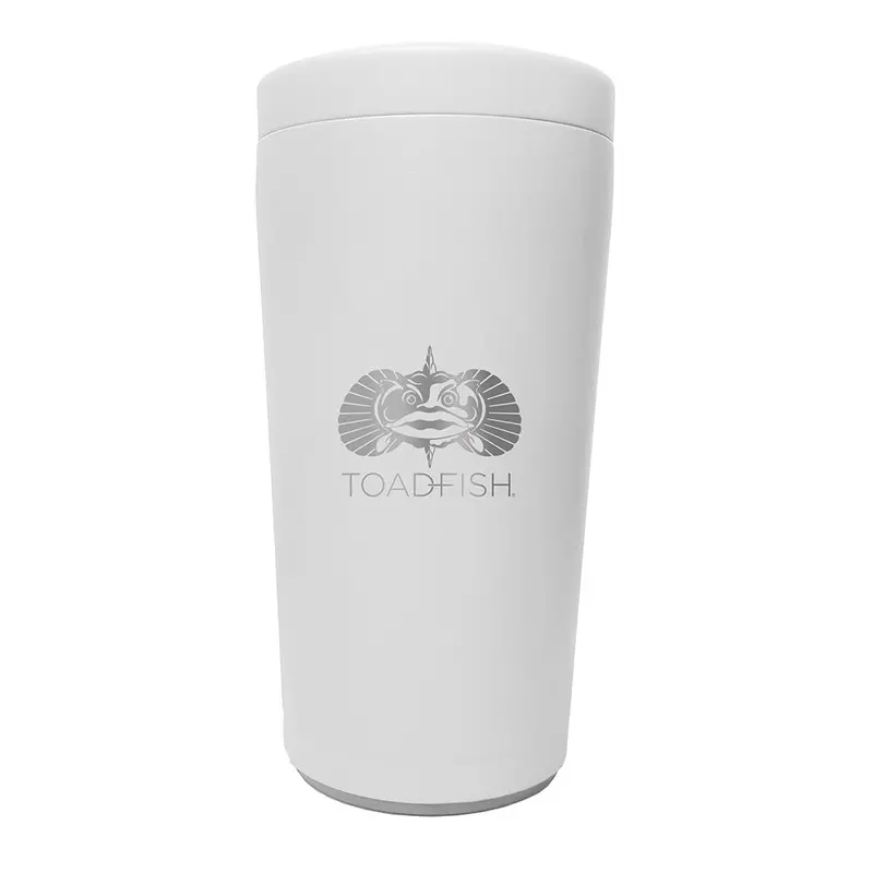 Toadfish Non-Tipping Can Cooler 2.0 - Universal Design - White [5005] 1