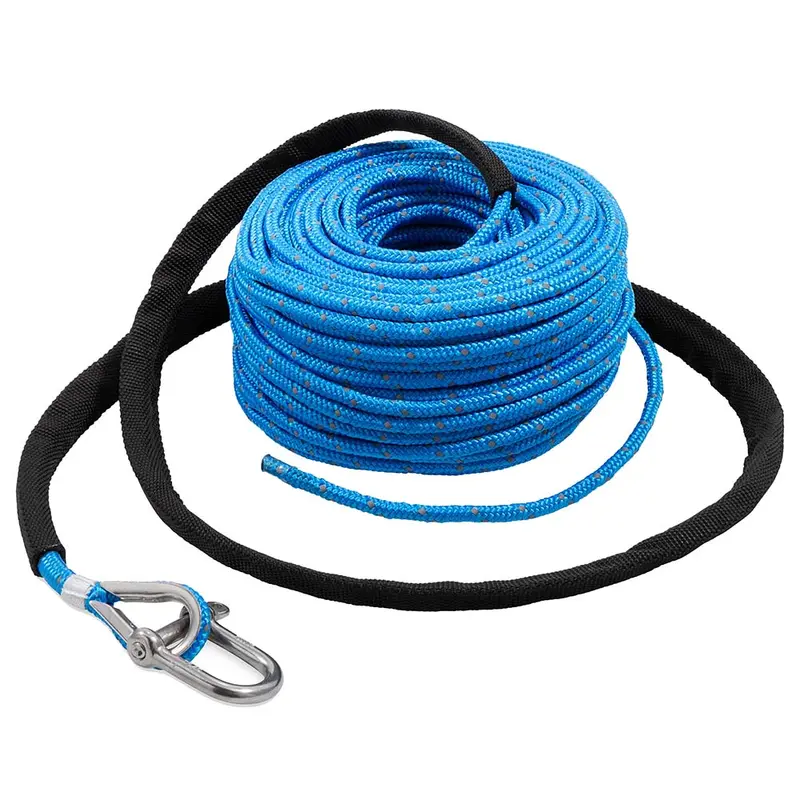 Trac Outdoors Anchor Rope - 3/16" X 100 W/Ss Shackle [69080] 1