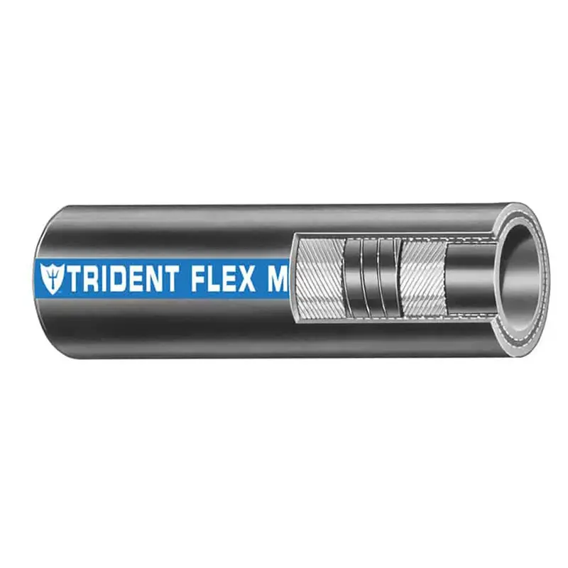 Trident Marine 1-1/4" Flex Marine Wet Exhaust  Water Hose - Black - Sold By The Foot [100-1146-Ft] 1