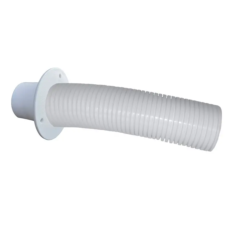 Trident Marine 10 White Stern Flex Hose W/Transom Flange [Tfk-10W] 1