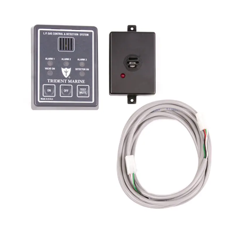 Trident Marine 12/24V Full Detection Panel W/Gas Detector  10' Quick Cable - Solenoid Not Included [1300-7760] 1