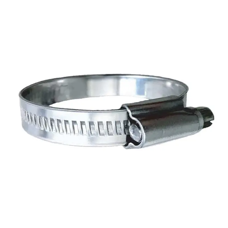 Trident Marine 316 Ss Non-Perforated Worm Gear Hose Clamp - 15/32" Band - (1-1/16"  1-1/2") Clamping Range - 10-Pack - Sae Size 16 [710-1001] 1