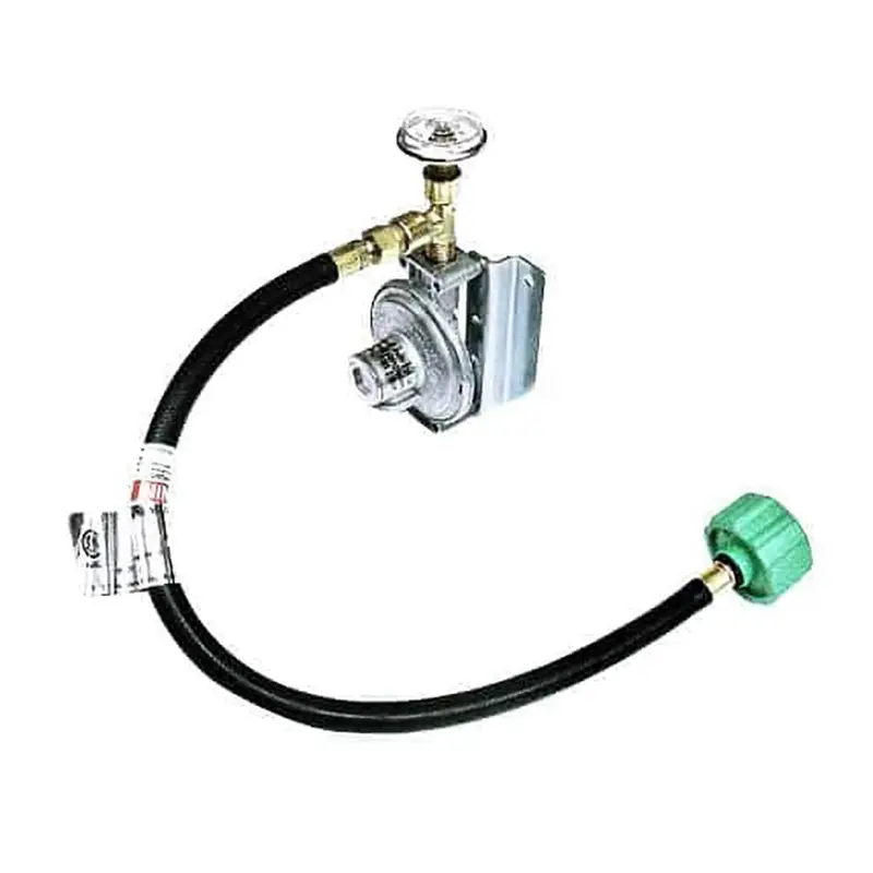 Trident Marine Single Stage Regulator W/300 Psi Gauge  20" Pigtail W/Wall Mount [1211-1401] 1