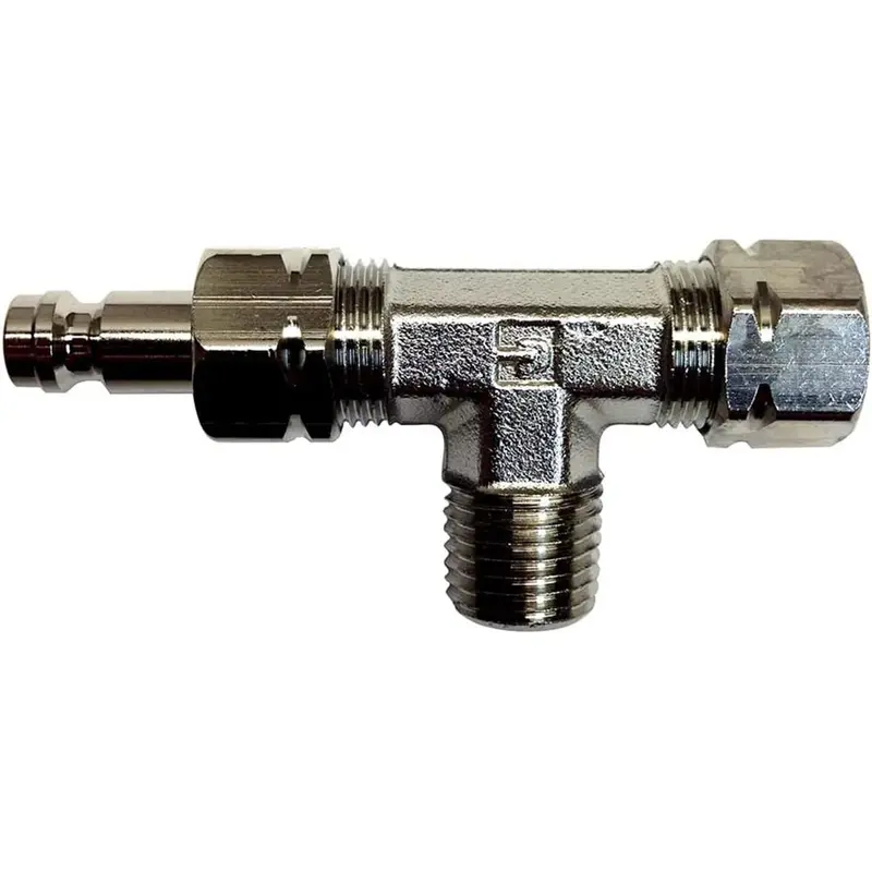 Uflex Tee Fitting W/Bleed Nipple F/Ib  Stern Drive Cylinders [Bleed Tee] 1