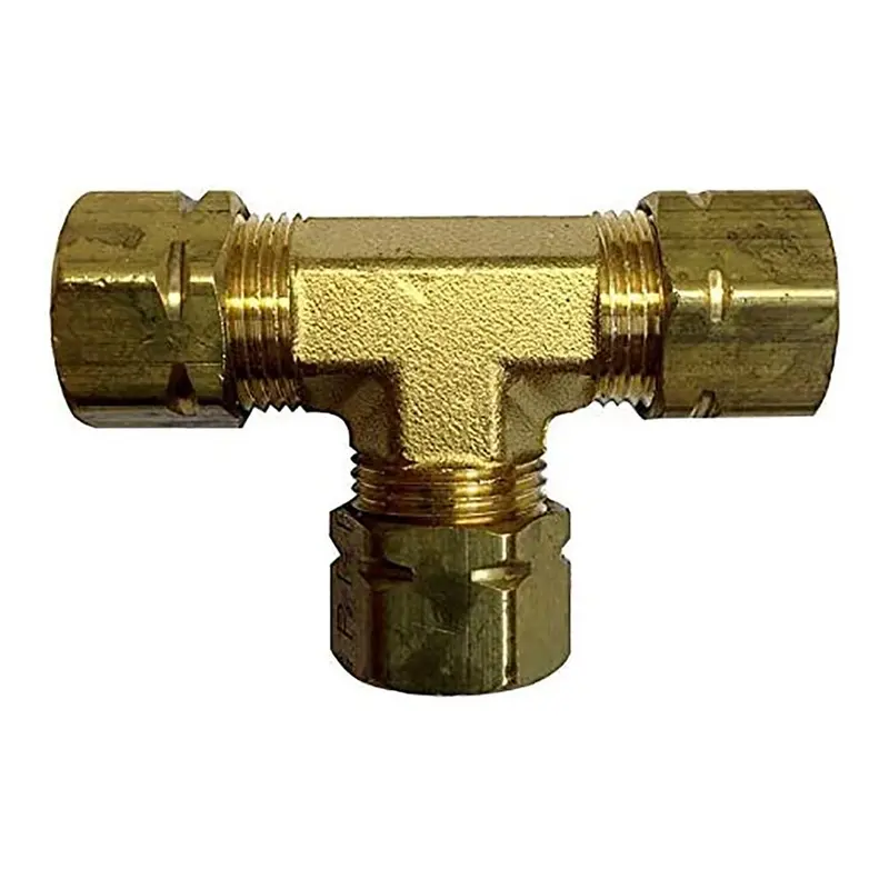 Uflex Union T-Fitting F/3/8" Tube Compression Hose Fittings [Union T] 1