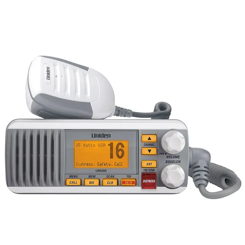 Uniden Um385 Fixed Mount Vhf Radio - White [Um385] 1