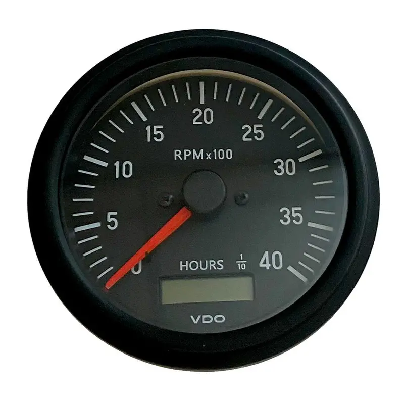 Vdo Cockpit International Gen Ii 4K Rpm Tachometer W/Hourmeter [333-93500] 1