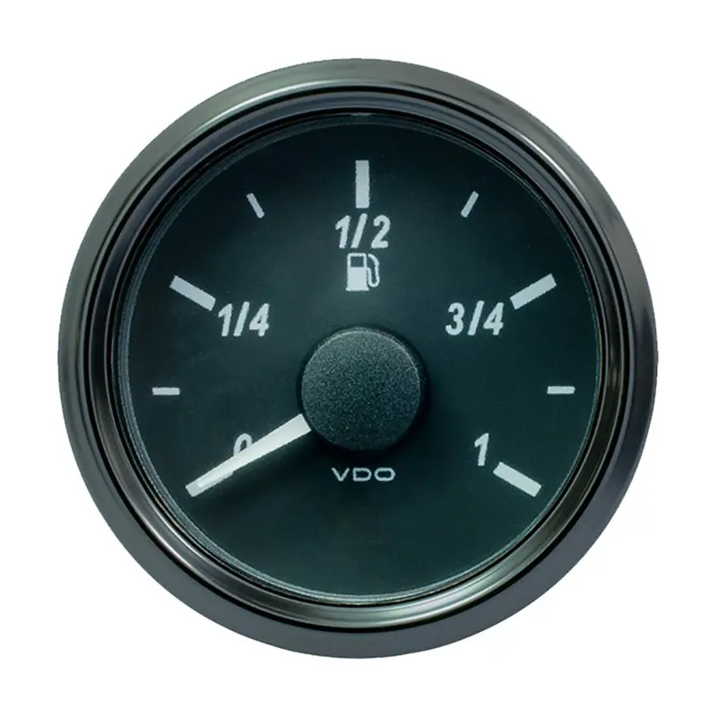 Vdo Singleviu 52Mm (2-1/16") Fuel Level Gauge - Euro - 3-180 Ohm [A2c3833100030] 1