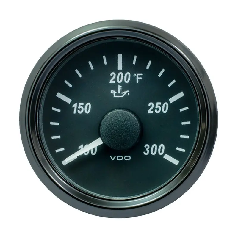 Vdo Singleviu 52Mm (2-1/16") Oil Temp. Gauge - 300 F - 322-18 Ohm [A2c3833410030] 1