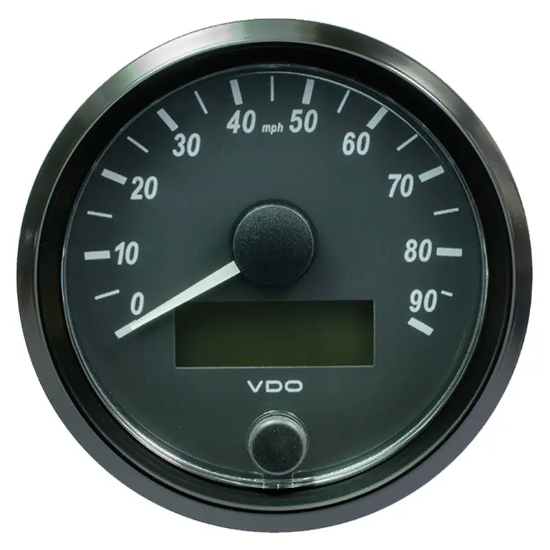 Vdo Singleviu 80Mm (3-1/8") Speedometer - 90Mph [A2c3832900030] 1