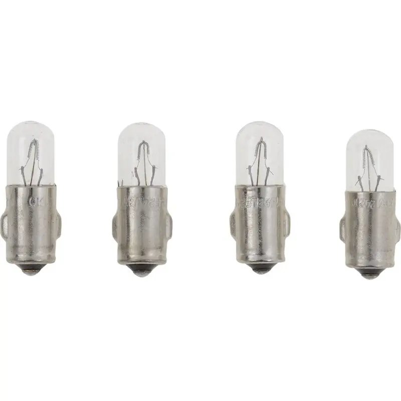 Vdo Type A - White Metal Base Bulb - 12V - 4-Pack [600-802] 1