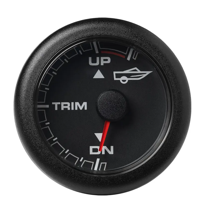 Veratron 52Mm (2-1/16") Oceanlink Engine Trim Gauge - Black Dial  Bezel [A2c1065830001] 1