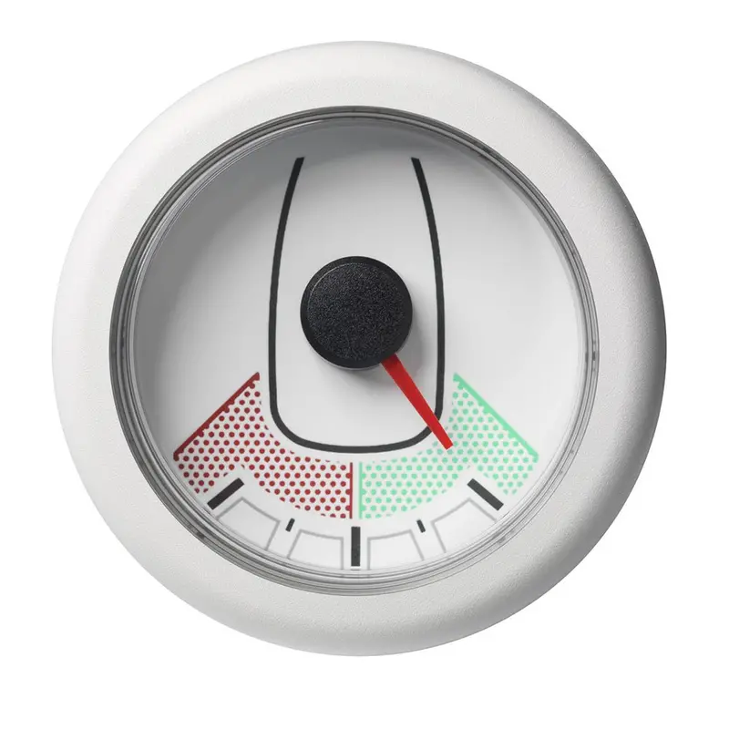 Veratron 52Mm (2-1/16") Oceanlink Rudder Angle Gauge - Left/Right - White Dial  Bezel [A2c1066090001] 1