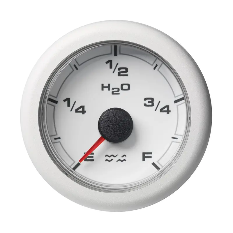 Veratron 52Mm (2-1/16") Oceanlink Waste Water Gauge - White Dial  Bezel [A2c1065900001] 1
