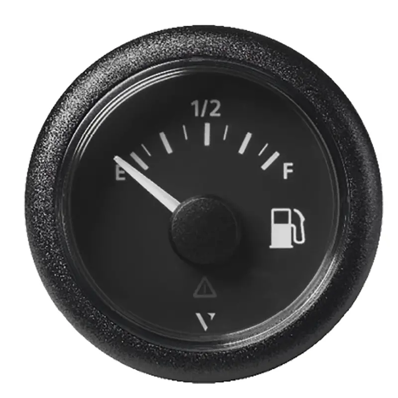 Veratron 52Mm (2-1/16") Viewline Fuel Level Gauge Empty/Full - 240-33.5 Ohm - Black Dial  Round Bezel [A2c59514094] 1
