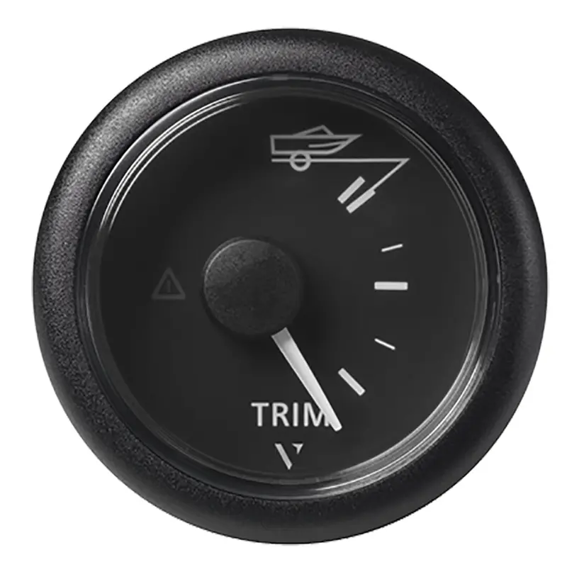 Veratron 52Mm (2-1/16") Viewline Trim Indicator Gauge Up/Down - Black Dial  Round Bezel [A2c59514180] 1