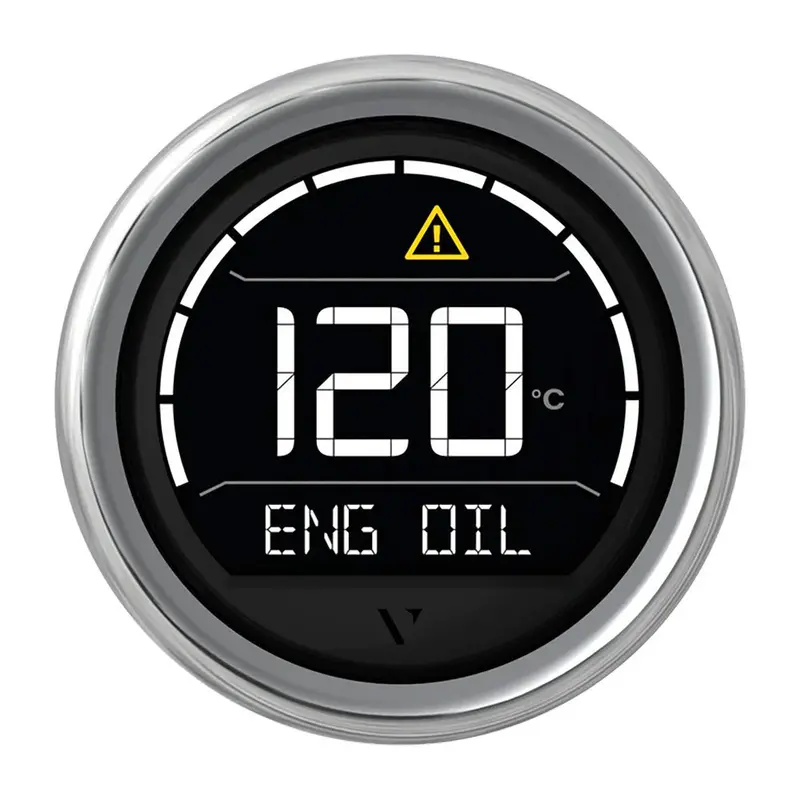 Veratron Vl Digital 52 W/Round Chrome Bezel [B00205704] 1