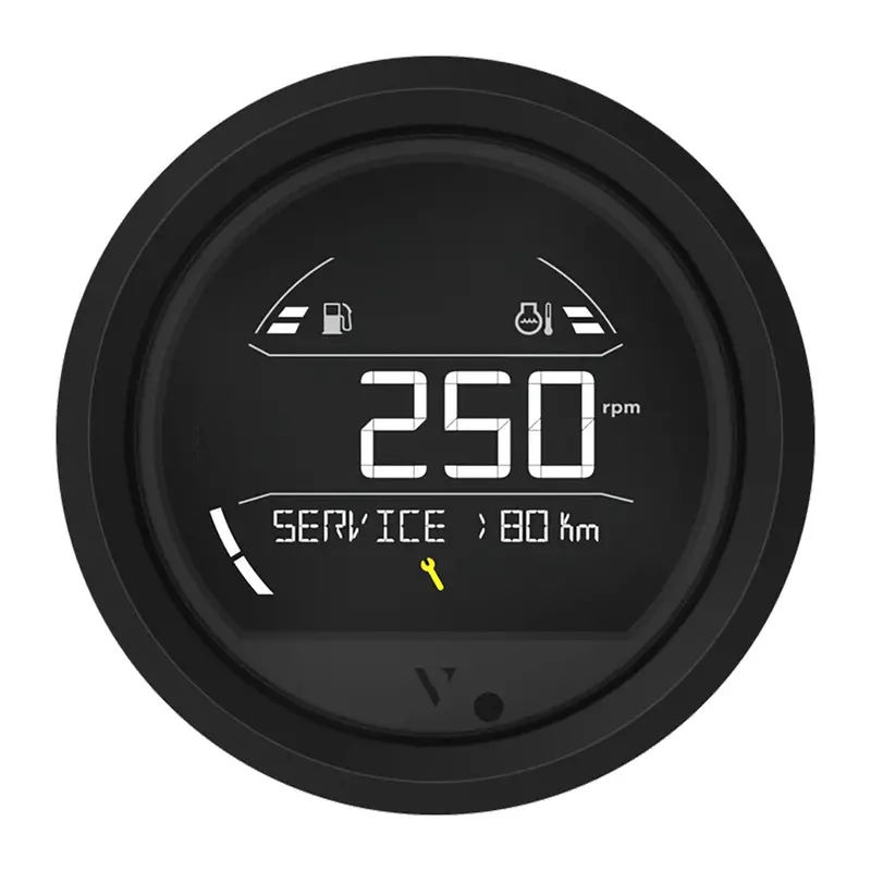Veratron Vl Digital 85 W/Triangular Black Bezel [B00205801] 1