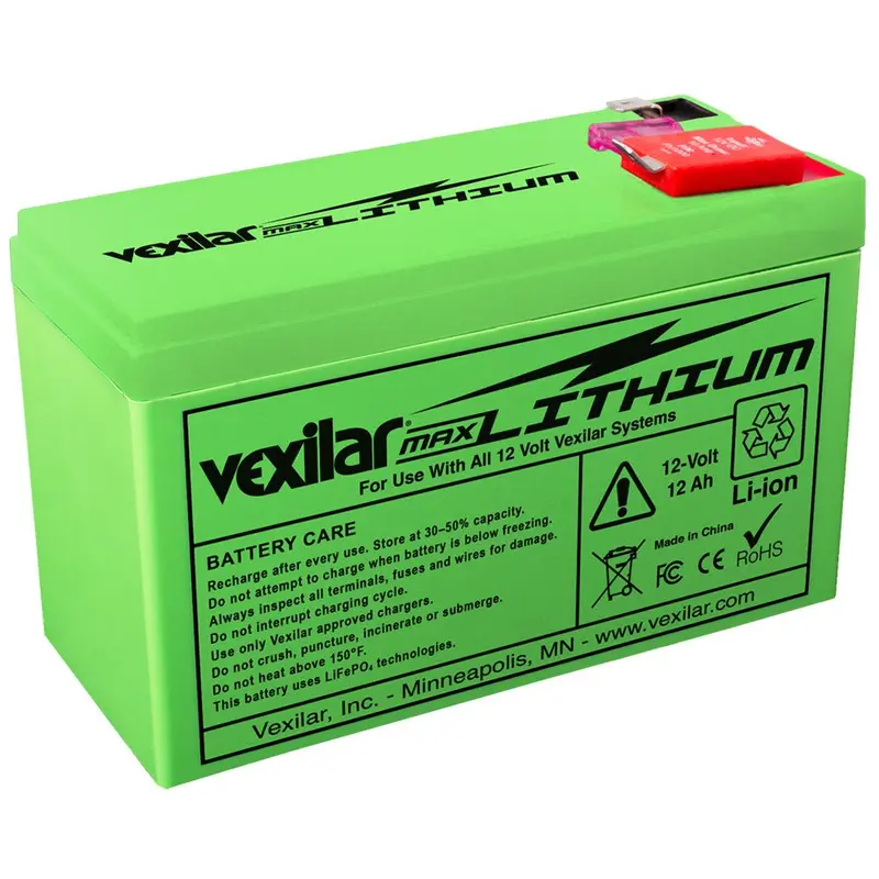 Vexilar 12V - 12 Ah Max Lithium Battery [V-200L] 1