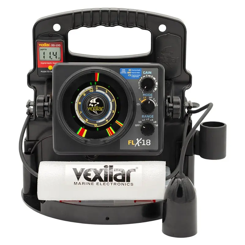 Vexilar Flx-18 Pro Pack Ii Fishing System W/12 Degree Ice-Ducer  Dd-100 [Ppx1812] 1