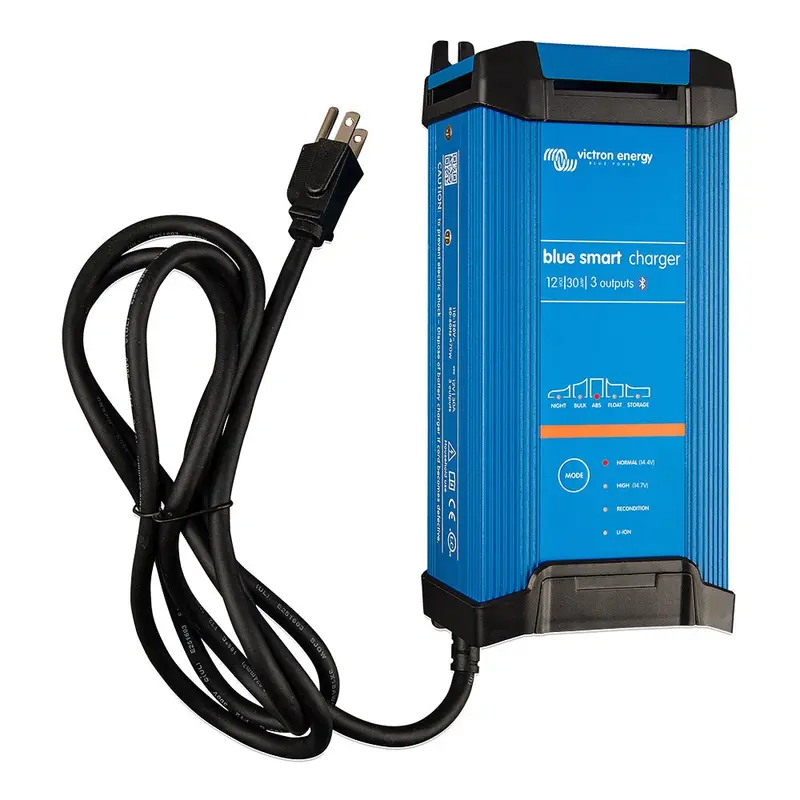 Victron Blue Smart Ip22 12Vdc 30A 3 Bank 120V Charger - Dry Mount [Bpc123048102] 1