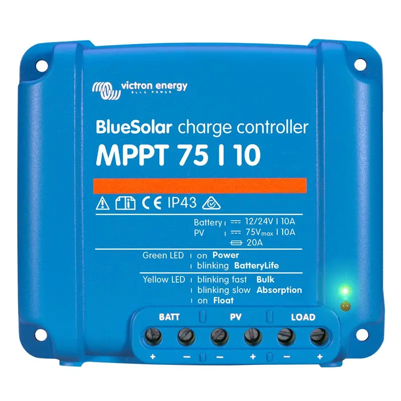 Victron Bluesolar Mppt Charge Controller - 75V - 10Amp - Ul Approved [Scc010010050r] 1
