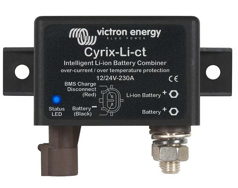 Victron Cyrix-Li-Ct 12/24V-230A Intelligent Li-Ion Battery Combiner [Cyr010230412] 1