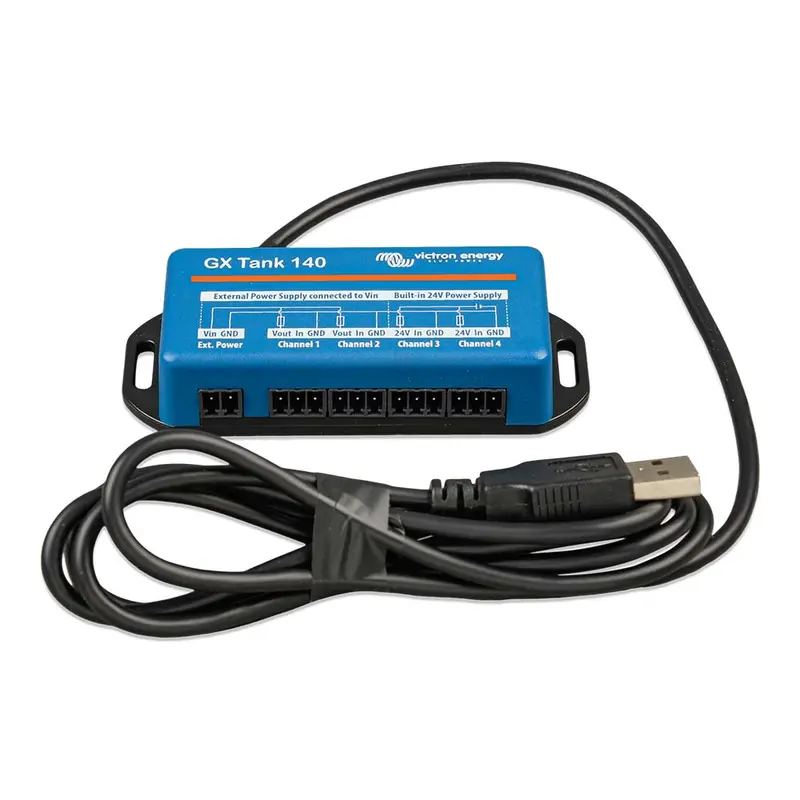 Victron Gx Tank 140 Tank Monitoring F/4-20 Ma, 1-10Vdc Sensors - Monitors Up To 4 Sensors *Sensor Not Included [Bpp920140100] 1