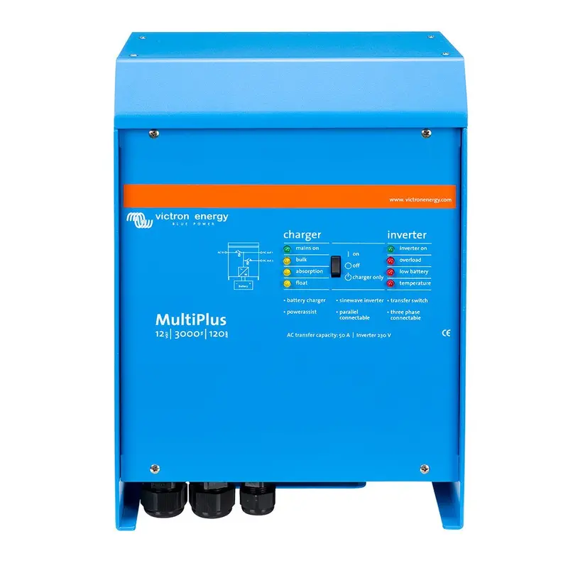 Victron Multiplus Inverter/Charger 12Vdc - 3000Va - 120Vac W/ 120Amp Charger - 50Amp Transfer Switch - Ul Approved [Pmp122301102] 1