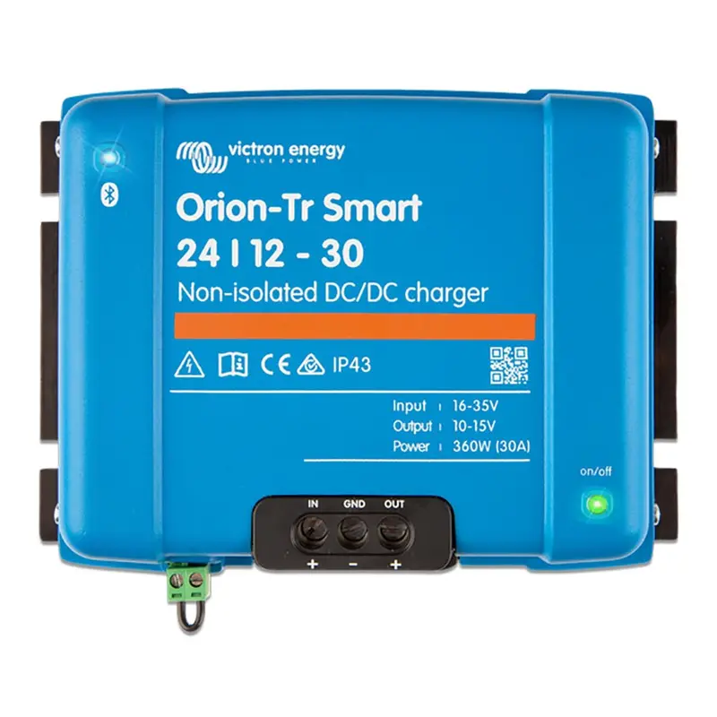 Victron Orion-Tr Smart 24/12-30 30A (360W) Non-Isolated Dc-Dc Charger Or Power Supply [Ori241236140] 1