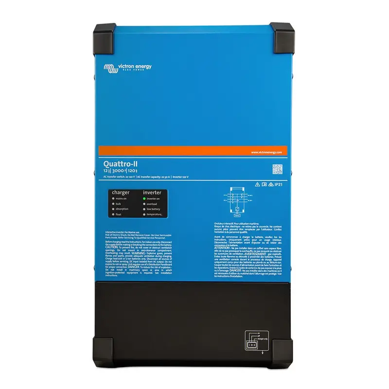 Victron Quattro-Ii - 24/3000 - 70-50/50 - 2X 120V [Qua242305130] 1