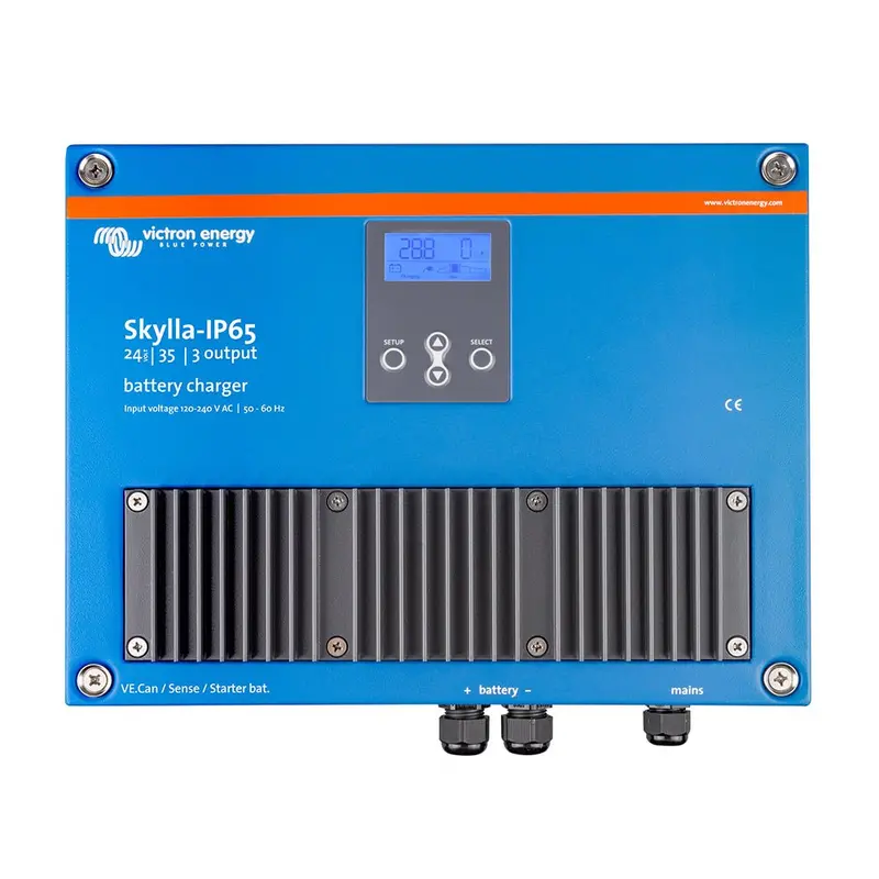 Victron Skylla-Ip65 24/35 3-Bank 120-240Vac Battery Charger [Sky024035100] 1