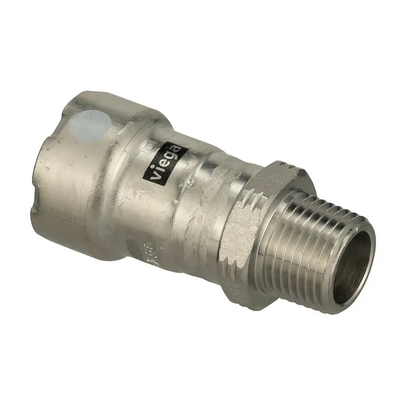 Viega Megapress 316 Fkm Mpt Adapter - 3/4" X 1/2" (Mpt) [91210] 1