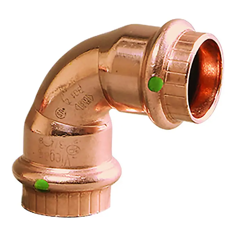 Viega Propress 1-1/2" - 90 Copper Elbow - Double Press Connection - Smart Connect Technology [77037] 1