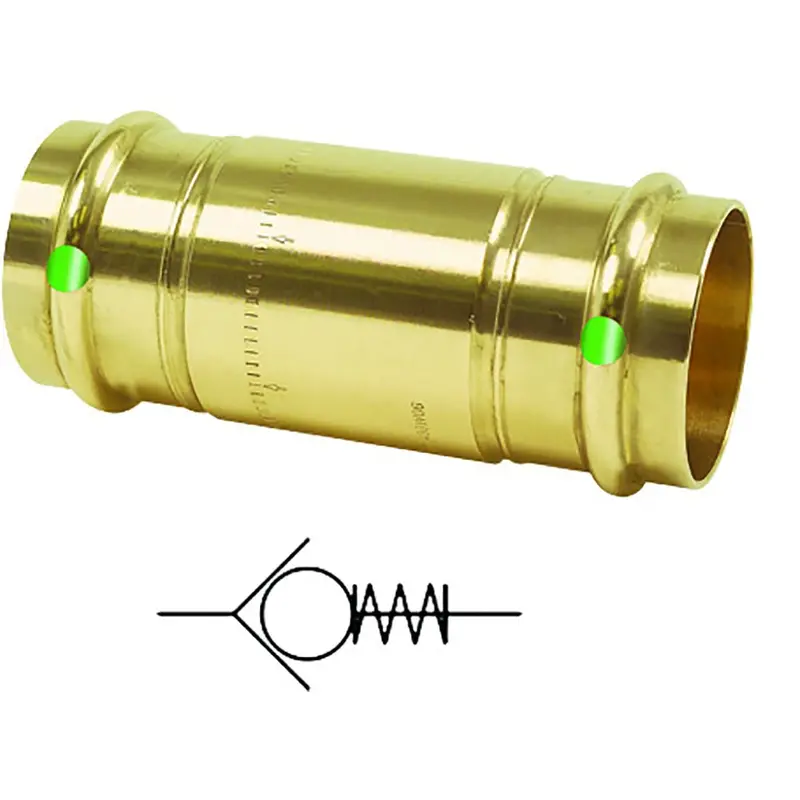 Viega Propress 1-1/2" Zero Lead Check Valve - Double Press Connection - Smart Connect Technology [79055] 1