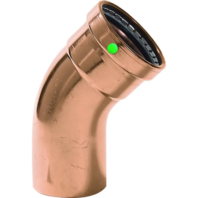 Viega Propress - 2-1/2" - 45 Copper Elbow - Street/Press Connection - Smart Connect Technology [20668] 1