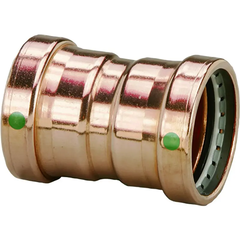 Viega Propress 2-1/2" Copper Coupling W/Stop Double Press Connection - Smart Connect Technology [20728] 1