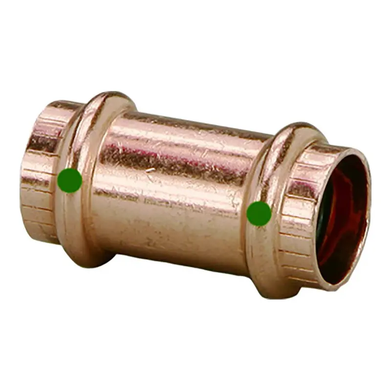 Viega Propress 2" Copper Coupling W/O Stop - Double Press Connection - Smart Connect Technology [78197] 1