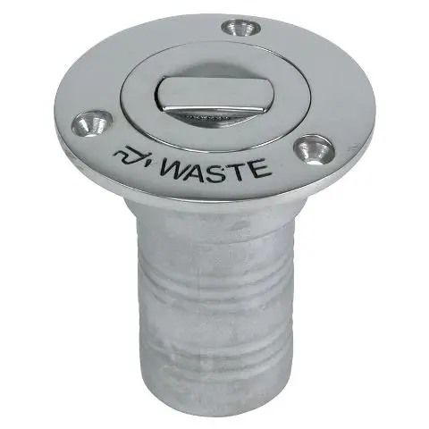 Waste Pump Out With Chain 1-1/2" 1