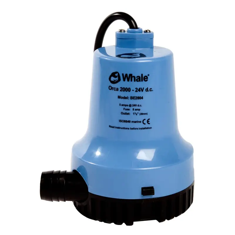 Whale Orca 2000 Gph Submersible Bilge Pump 12V [Be2002] 1